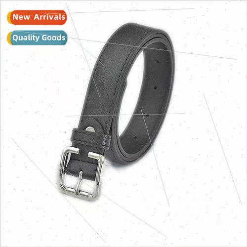 Europe new pin buckle belt fashion simple PU imation leather