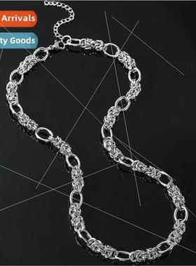 Europe new tide men stainless steel multi-ring interlocking