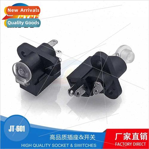 DC waterprofemale socket 5521 screw holes mounting holes ele