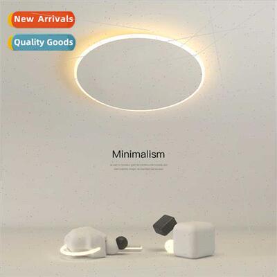 Scandinavian art ultra-thin ceiling light led round room cor