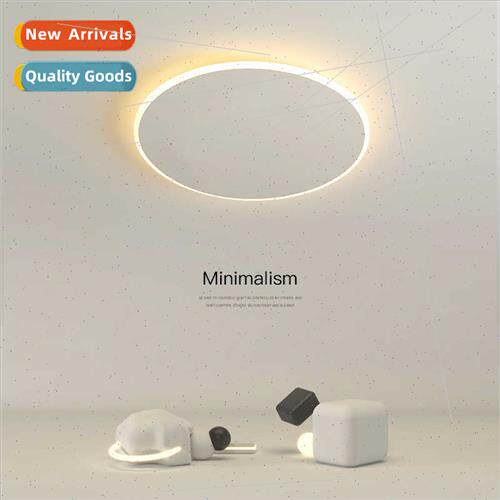 Scandinavian art ultra-thin ceiling light led round room cor
