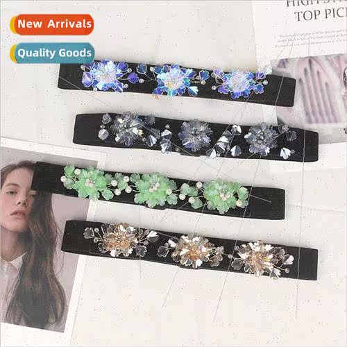 Floral rhinestone waist seal hundred dress sub accessories e