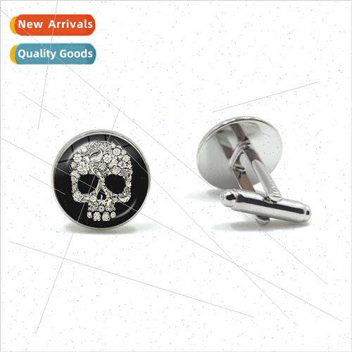 Accessories Map Time Gemstone Cufflinks French Clothing Shir