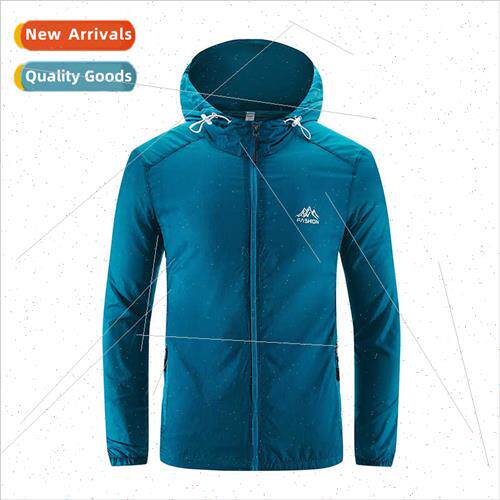 2023 new hooded sunscreen clothing men thin snow mountain sm
