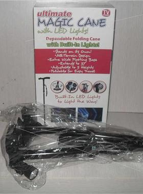 magic cane 5 sections folding walking stick elderly hiking c