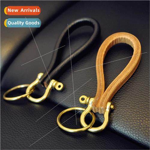 Vintage brass keychain handmade pure brass metal key hook br