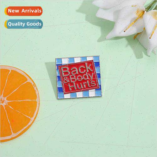 Europe Uned States new alloy letters series brooch buckle in
