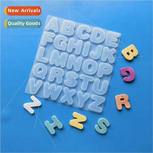 Drip glue 26 posive English letters 224 chocolate cookie mol
