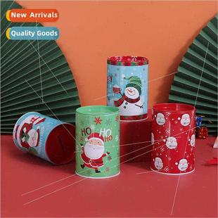 coin iron jar savings hole box depos art cartoon Christmas