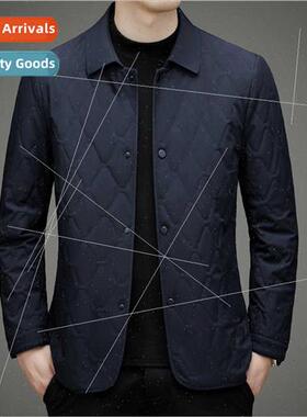 Autumn winter jacket men 2023 cotton clothes men lapel cotto