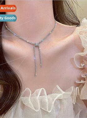 Bow Necklace Women Premium che Bridal Gown Accessories Neckl