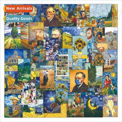 60 Van Gogh Stickers Creative Celebry Painting Decoration Ce
