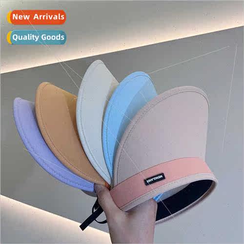 2023 hollow top sun hat cycling anti-ultraviolet summer larg