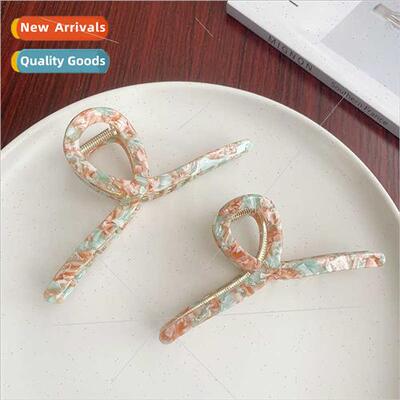 Korea new oversized acetic acid grasp clip hair volume hair