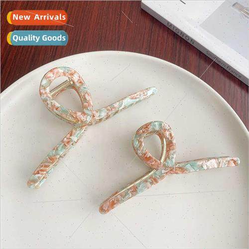 Korea new oversized acetic acid grasp clip hair volume hair