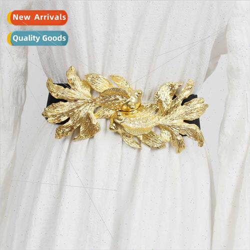 Europe high set fashion exquise heavy carving goldfish belt