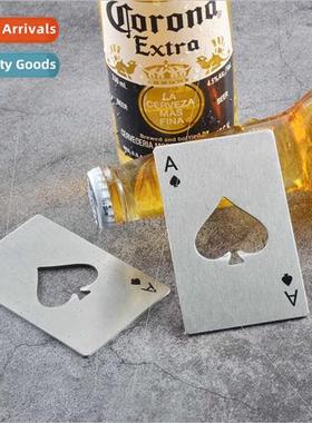 Ace Spades Cred Card Bottle OpenerCreative Playing Card Shap