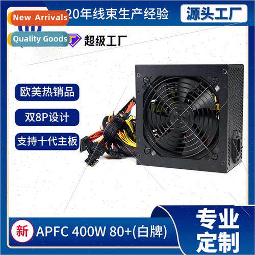 Chassis power  APFC 400W 80 + Whe Label Black wh network com
