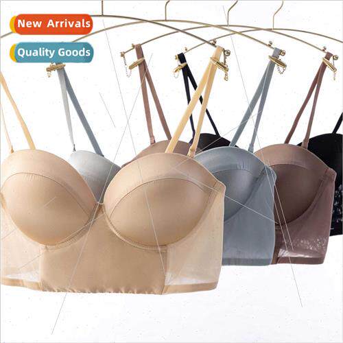 Mulberry silk French ladies bra slip surface whout steel rin