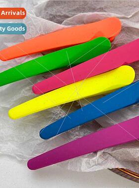 Spring candy color bangs clip broken hair clips girl hair cl