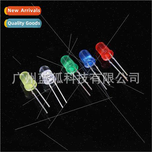 100PCS bag light emting diode 5mm red yellow blue green whe