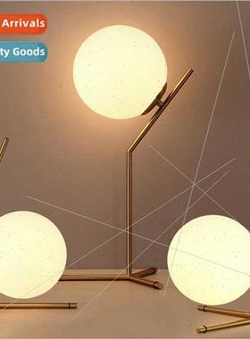 Scandinavian study ball glass decorative table lamp modern s