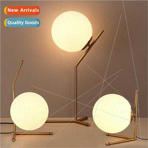 Scandinavian study ball glass decorative table lamp modern s