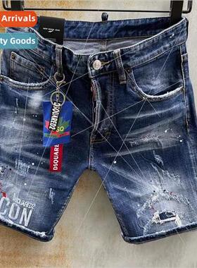 2021 New Style Dsquared2 Fashion nd Ripped Paint Dot Men&amp