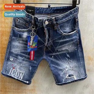 Dsquared2 Fashion Dot New Men&amp Paint Style Ripped 2021