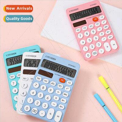 Calculator 适用Students 12-digit Candy Color Slim Computer S