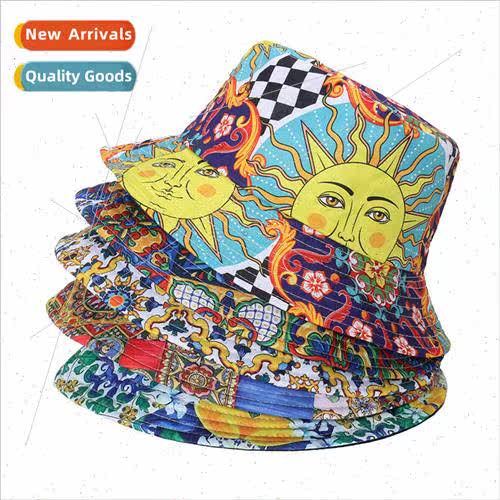 Spring summer new sunshade sun hat retro ethnic wind sunshad