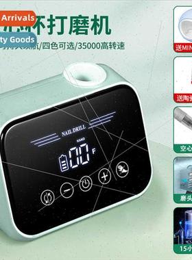 Hollow Cup Nail Polishers 35000 RPM Rechargeable Portable Na