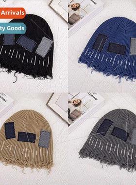 Autumn new women knted beggar cap outdoor head tide worn ret