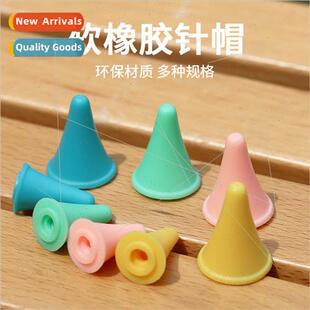 Knting Tools Sweater Needles Overlock Needle Caps Rubber Non