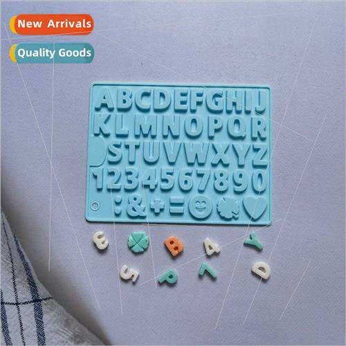 ngle Letter Chocolate 462 licone Mold Cake Pudding Dessert M