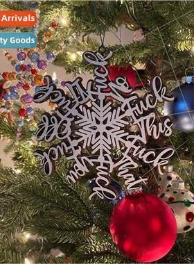 New Christmas decoration snowflake hanging Christmas e lette