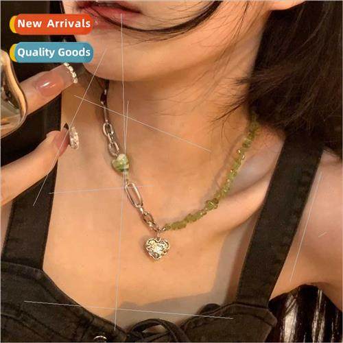 Store owner super push avocado love heart patchwork beaded n