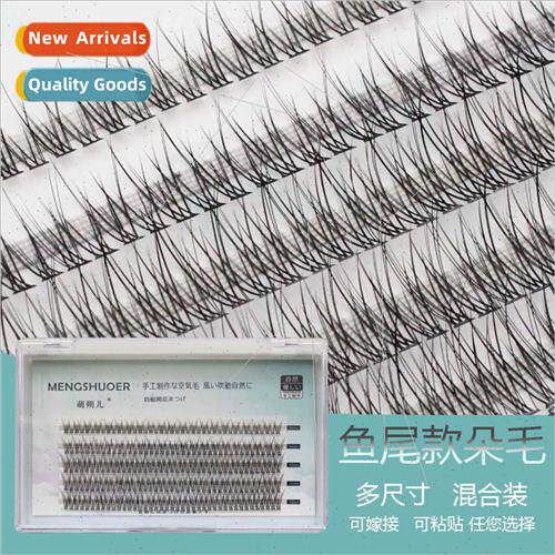 False Eyelash Extensions Fishtail 5 Rows Mixed Pack Segmente