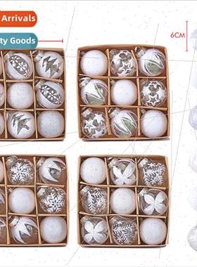 Snowflake printed Christmas ball holiday birthday venue deco
