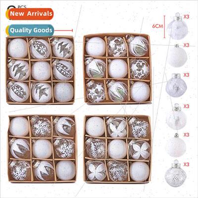 Snowflake printed Christmas ball holiday birthday venue deco