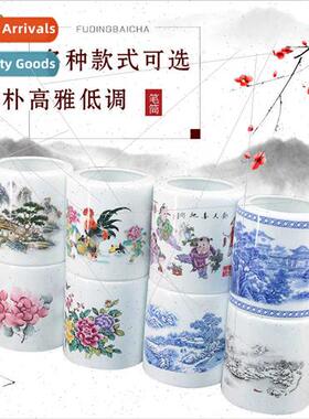 ceramic brush holder ornaments teacher gift office supplies