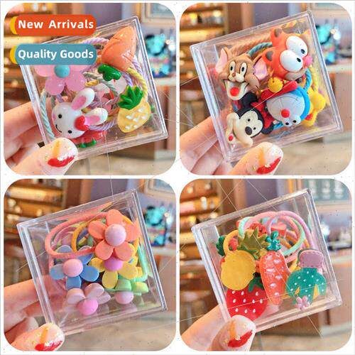 Children head rope female baby hair tie leather bdoes not hu