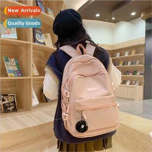 backpack capacy lightweight Korea new female Schoolbag large
