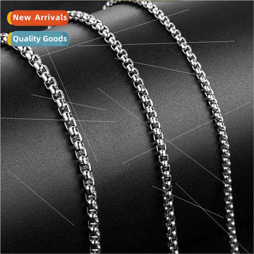 Europe stainless steel foxtail chain twist chain accessories