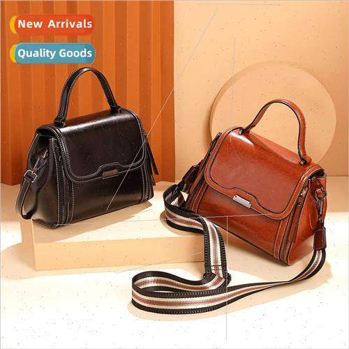 new leather crossbody women bag senior sense hundred retro s