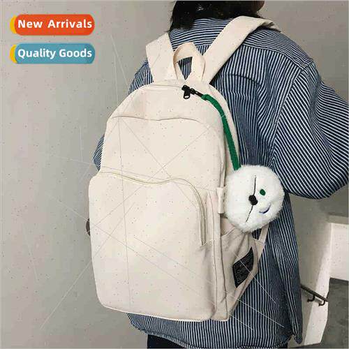 ins wind shoulder bag female new pure color simple hundred m