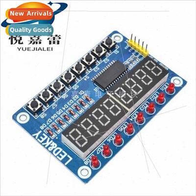 TM1638 Pushbutton Digal LED Display Module wh Dupont Cable