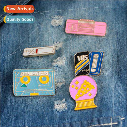 Europe Uned States cartoon personaly creative metal badge ne