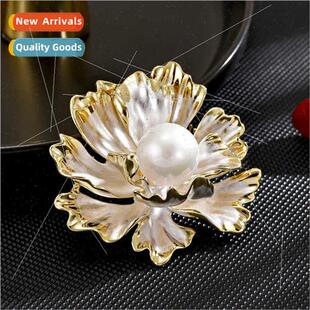 Fresh Classic Elegant Elegant Sweet Peony Flower Brooch Coat