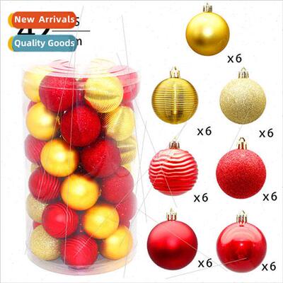 New shaped painted Christmas ball set 6cm42PCS electroplated